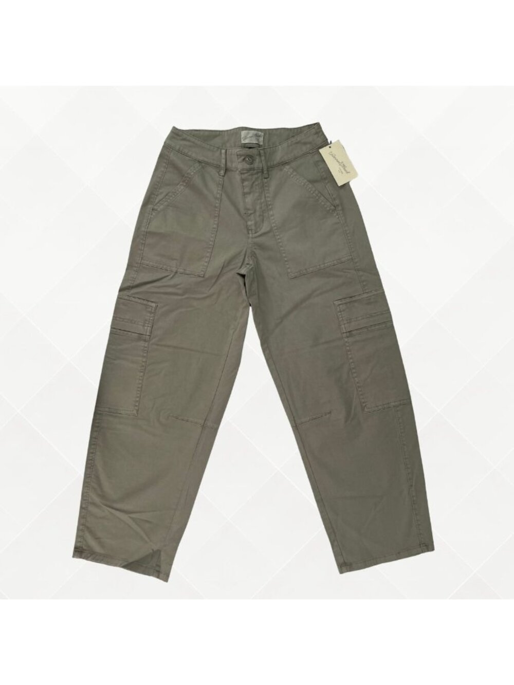 Universal Thread Barrel Cargo Pants • Size 0 • NWT • Olive Green • WPT-100116